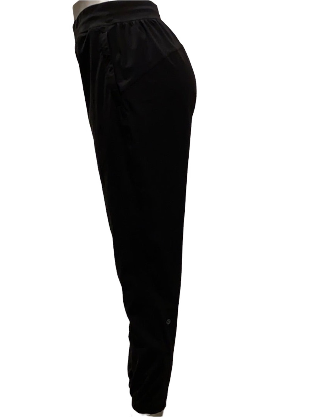 Lulu Black Adapted State High-Rise Tech Fleece Lined Joggers Size 10